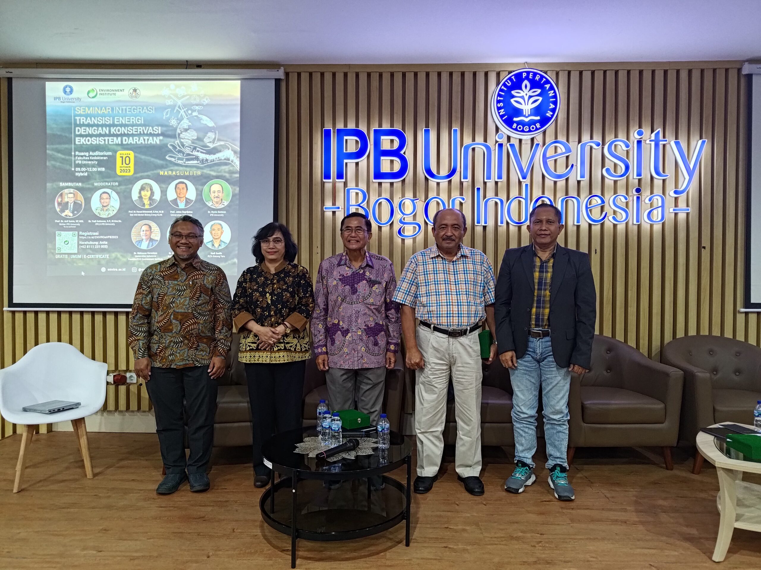 PPLH IPB Selenggarakan Seminar Integrasi Transisi Energi dengan Konservasi Ekosistem Daratan